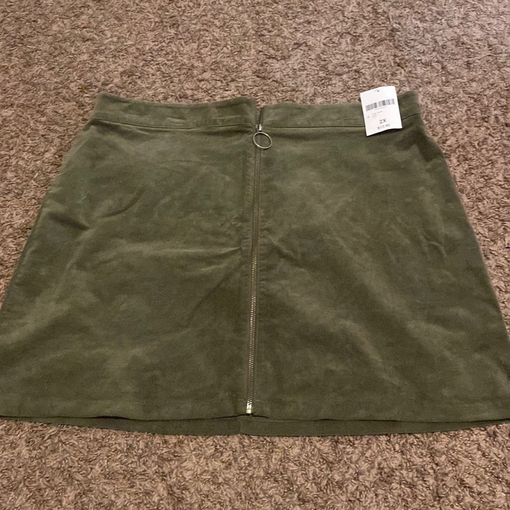 Olive skirt